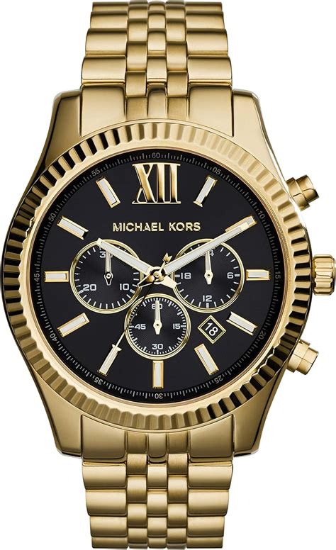 amazon michael kors mens watch|Michael Kors gold men's watches.